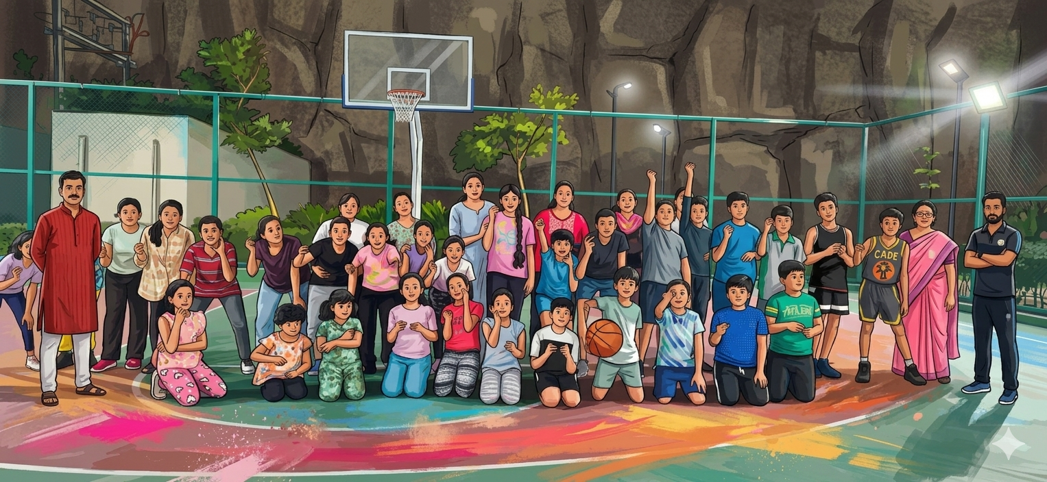 Rulers Basketball Academy group photo